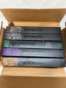 lot 11458 image: 50 Nespresso Capsules OriginalLine Ispirazione Variety Pack Coffee Pods BB 1121