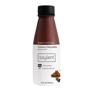 lot 11463 image: Soylent Single Creamy Chocolate Meal Replacement, 14 fl oz - 12 Pack
