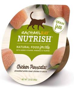lot 11486 image: 12 Pack of Rachael Ray Nutrish Wet Cat Food, 2.8 Ounce Cups, Grain Free
