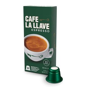lot 12341 image: Cafe La Llave Nespresso coffee Capsules, Intensity 11 Compatible with Nespresso OriginalLine Machines (10 Count)