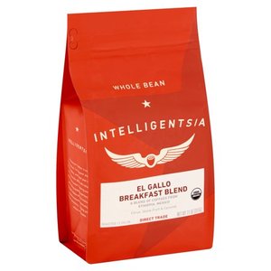 lot 12344 image: Intelligentsia Citrus, Stone Fruit & Caramel El Gallo Breakfast Blend Whole Bean Coffee, 11 oz