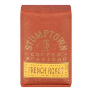 lot 12348 image: Stumptown Coffee Roasters Organic French Roast Blend Whole Bean Coffee, 12 oz