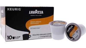 lot 12353 image: Gran Aroma Medium Roast Ground Coffee Pods by Lavazza for - 10 x 0.34 oz Coffee