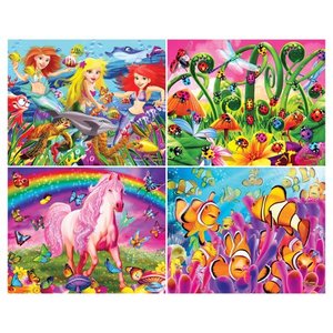 lot 12384 image: MasterPieces - Glow in the Dark 4 Pack Puzzles, Purple