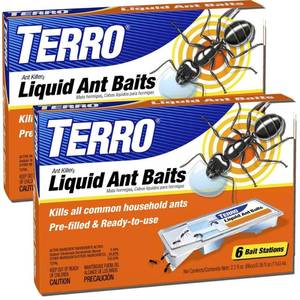 lot 12389 image: TERRO Liquid Ant Baits 2 Pack - 12 Baits