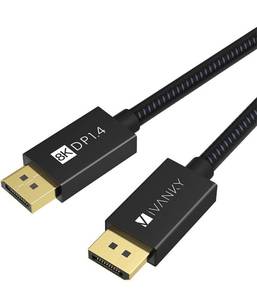 lot 12391 image: DisplayPort Cable 1.4, iVANKY 8K DP Cable 3.3ft , Support HBR3, 32.4Gbps, HDCP 2.2, HDR, Compatible for Gaming Monitor, TV, PC, Laptop and More