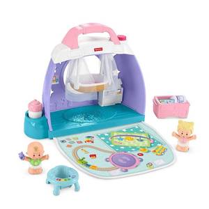 lot 13343 image: Little People Babies Cuddle n Play Nursery Playset