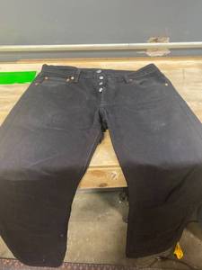lot 13350 image: Levi Strauss & Co. Original Riveted Quality Clothing (36W-32L) Black
