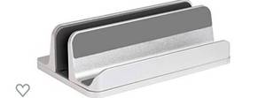 lot 13381 image: Jarlink Vertical Laptop Stand, Desktop Stand Adjustable Laptop Holder (up to 17.3 inches)