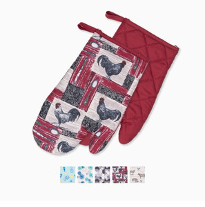 lot 16579 image: Lot Of 2-Oven Mitts 1 Pair of Quilted Lining - Premium Heat Resistant Kitchen Gloves with Cotton Wadding - Non-Slip Food Grade Kitchen Mittens for Cooking, Baking, BBQ
