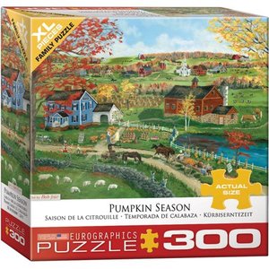 lot 16590 image: Pumpkin Season 300-Piece Puzzle