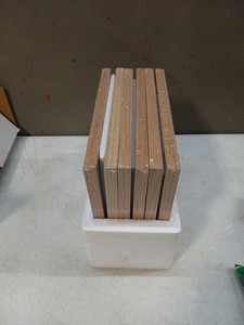 lot 16594 image: AtoBart Solid Wood Table Display , 8 x 10 Picture Frames - 6 PC
