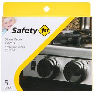 lot 16596 image: Safety 1st - Stove Knob Covers - Black