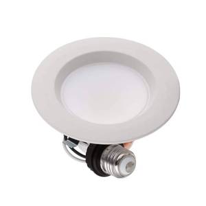 lot 16627 image: Commercial Electric 4 in. Color Temperature Selectable Integrated LED Recessed Trim (4-Pack)