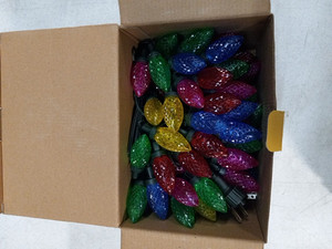 lot 16649 image: LED Multicolor Christmas Lights , Indoor  Outdoor Decorations - Waterproof
