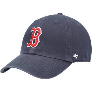 lot 17539 image: Mens 47 Navy Boston Red Sox Vintage Clean Up Adjustable Hat, Blue