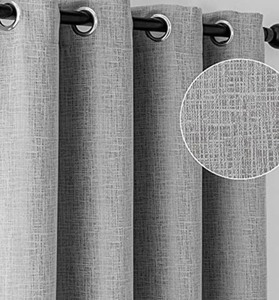 lot 1300 image: Bgment 100% blackout curtains 2 panels grey