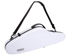 lot 1309 image: Aileen Violin Hard Case Full Size Luxury with Hygrometer Suspension white