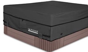 lot 1315 image: ultcover hot tub cover square 85 x 85 x 20 uch8585-bk