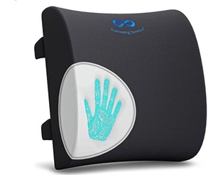 lot 1329 image: Everlasting Comfort Lumbar Support Pillow for Office Chair Back