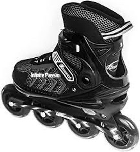 lot 1363 image: MammyGol Adjustable Inline Skates for Adults and Teen, Safe and Durable Roller Skates with Giant Wheels,High Performance Skates for Girls and Boys,Men and Women - Size 39-42
