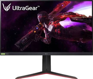 lot 1389 image: LG - 32�� UltraGear QHD Nano IPS 1ms 165Hz HDR Monitor withG-SYNC Compatibility - Black