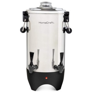 lot 1404 image: HomeCraft CUDS45SS Quick-Brewing Stainless Steel 1000-Watt Automatic 45-Cup Coffee Urn