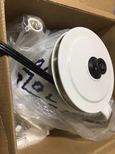 lot 1412 image: Bella 14744 1.5 Liter Ceramic Electric Tea Kettle Replacement Only - Blue Aztec