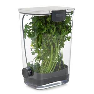 lot 5750 image: Progressive International PKS-930 Plastic ProKeeper Herb Keeper, 1 Piece, White
