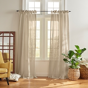 lot 5794 image: Elrene Vienna Tie-Top Sheer Window Curtain