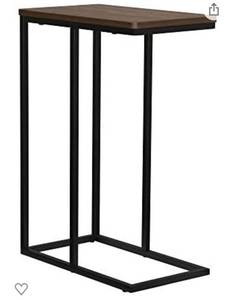 lot 5804 image: Cherry and black metal C table