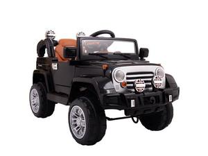 lot 5818 image: Tobbi Kids Ride On 12V Jeep Style Battery Powered Toy Vehicle Remote Control w MP3 LED Lights - Retail $289.99