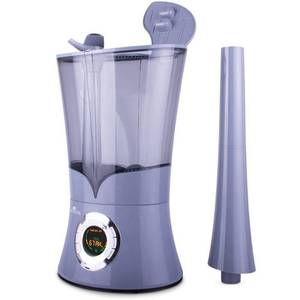 lot 5843 image: Clean Mist 1.6G Top Fill Digital Humidifier with Aroma Tray - Platinum