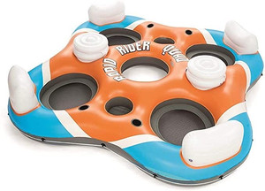 lot 5844 image: Bestway 4 Person Inflatable Rapid Rider Quad