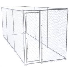 lot 5846 image: Lucky Dog Chain Link Kennel DIY Kit Penthouse 15L x 5W x 6H