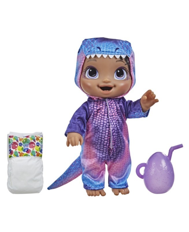 lot 124 image: Closeout Baby Alive Dress Up Dino Doll