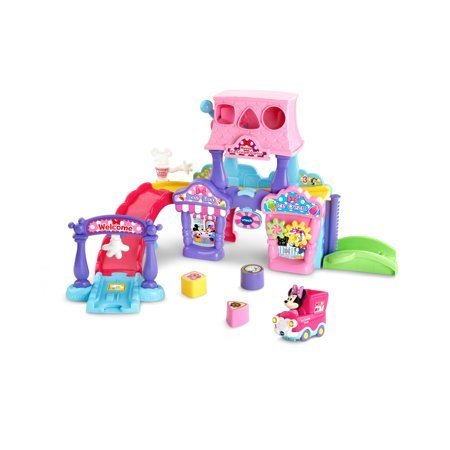 lot 129 image: VTech Go Go Smart Wheels Disney Minnie Mouse Ice Cream Parlor Playset