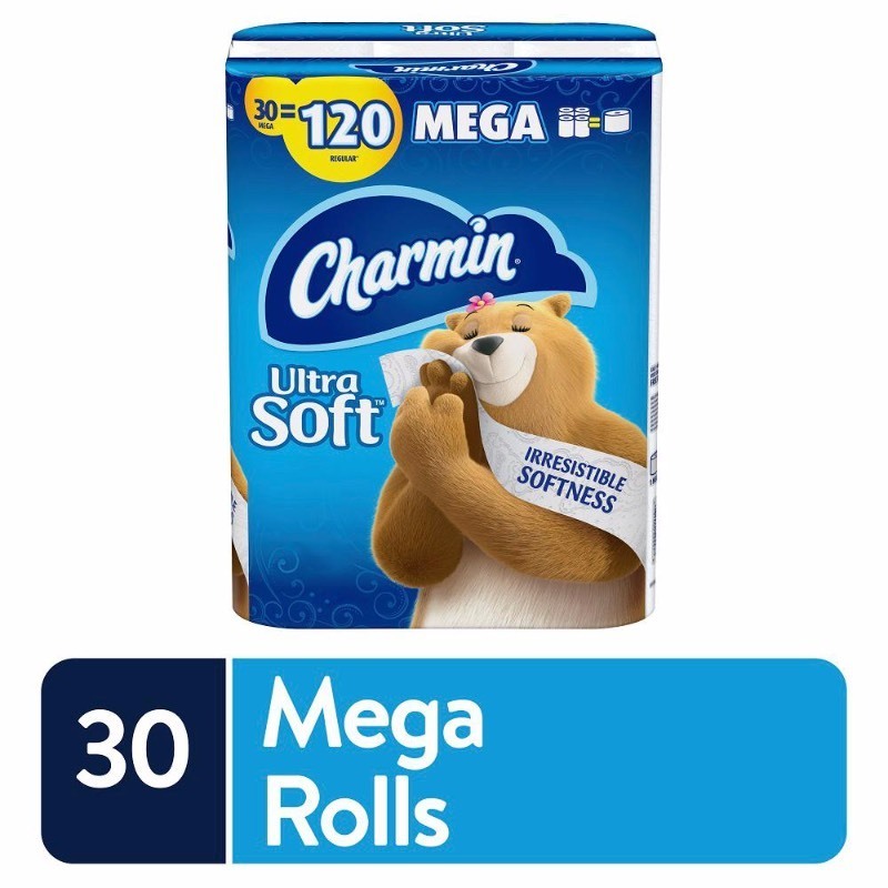 lot 141 image: Charmin Ultra Soft Toilet Paper, 30 Mega Rolls