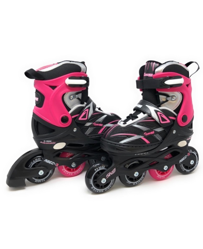 lot 273 image: Chicago Skates Girls Adjustable Inline Skates - Size M (J13-4)