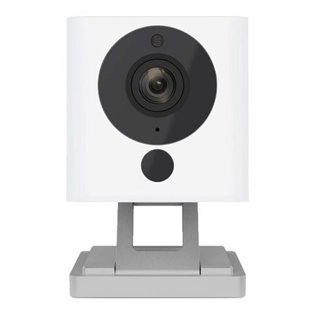 lot 304 image: Wyze Cam 1080p HD Indoor Wireless Smart Home Security Camera with Night Vision, 2-Way Audio, Works with Alexa & the Google Assistant, One Pack, White
