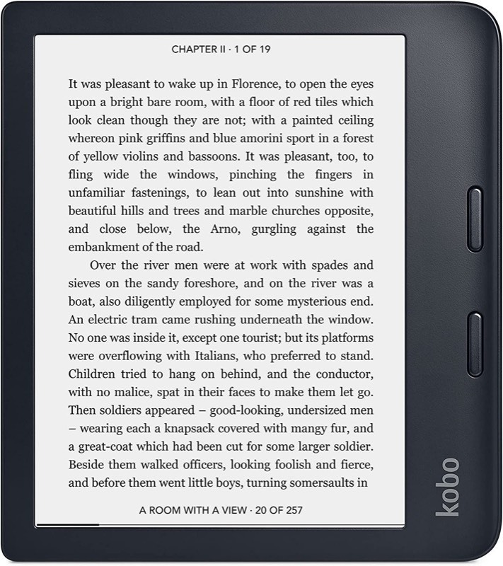 lot 306 image: Kobo Libra 2 eReader 7 Waterproof Touchscreen WIFI 32GB Black RETAIL NEW 2021