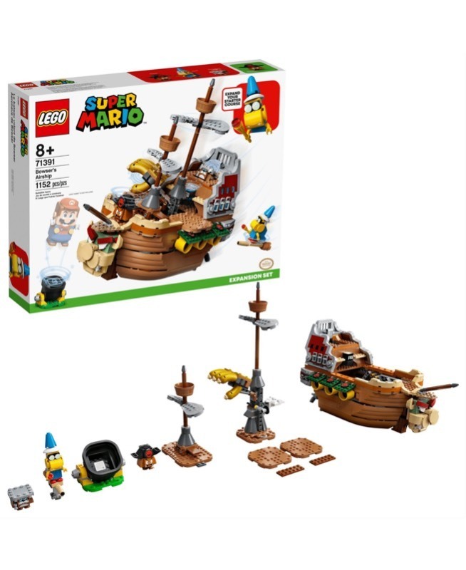 lot 318 image: LEGO - Super Mario Bowsers Airship Expansion Set 71391