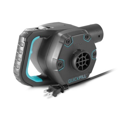 lot 368 image: Intex Quick-Fill AC Electric 120V Air Pump, Black, 6.1 x 10.4 x 5.6