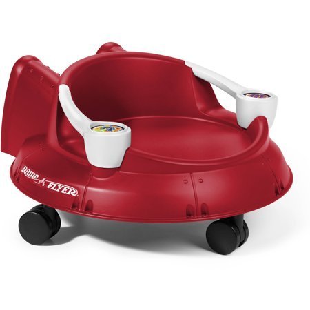 lot 419 image: Radio Flyer, Spin N Saucer, Caster Ride-on for Kids, Red