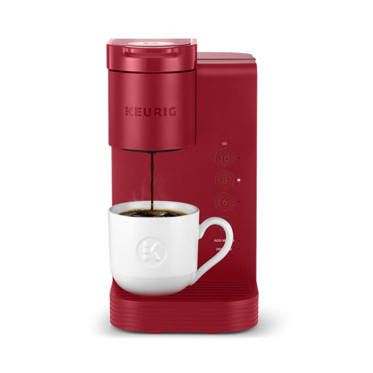 lot 432 image: Keurig K-Express Essentials Single Serve K-Cup Pod Coffee Maker, Red