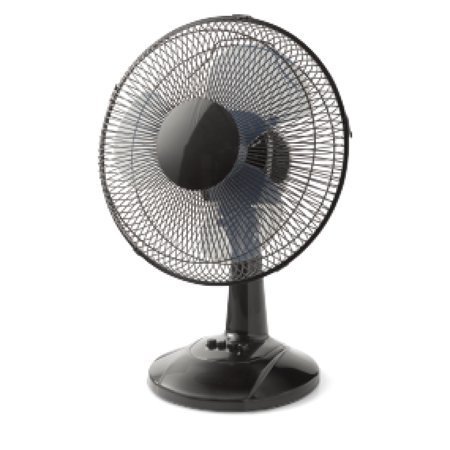 lot 471 image: Pelonis 12 3-Speed Oscillating Table Fan