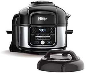 lot 20246 image: Ninja OS101 Foodi 9-in-1 Pressure Cooker and Air Fryer with Nesting Broil Rack,