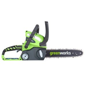 lot 20247 image: Greenworks 12-Inch 40V Cordless Chainsaw, Battery Not Included 20292