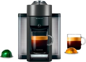 lot 20249 image: Nespresso Vertuo Coffee and Espresso Maker by DeLonghi, Graphite Metal - Graphite Metal