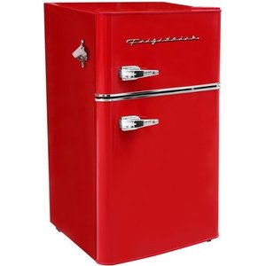 lot 20275 image: Frigidaire - Retro 3.2 Cu. Ft. Mini Fridge with Top Freezer - Red
